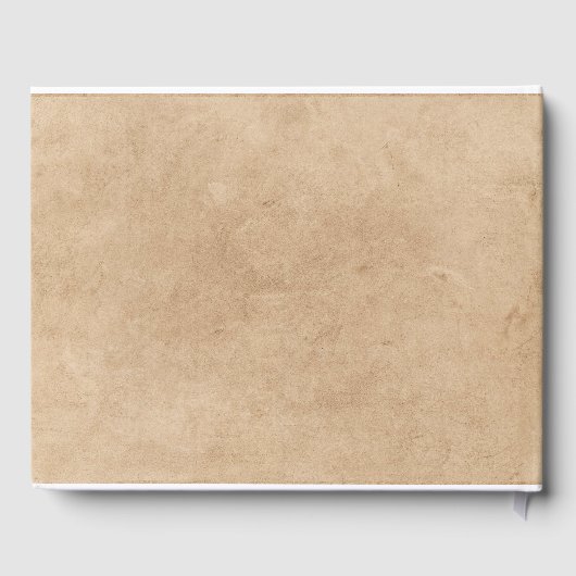 Boho rustiek Bloemen Bruiloft Gastenboek (Achterkant)