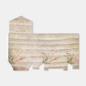 Boho rustiek Pampas Grass Bruiloft Favor Box Bedankdoosjes (Uitgevouwen)
