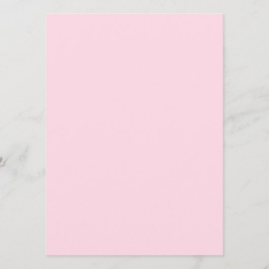 Boho rustiek roze lavendel bloemen Bruiloft of Fee Menu (Achterkant)