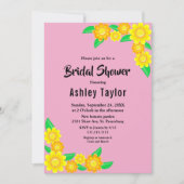 Boho rustiek Zonnebloem Zomer Bloemen Vrijgezellen Kaart (Voorkant)