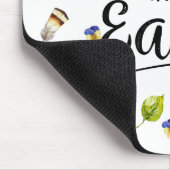 Boho rustieke aquarel kleurrijke Happy Easter Muismat (Hoek)