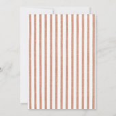 Boho Rustieke Bloemen Herfst Vrijgezellenfeest Kaart (Achterkant)