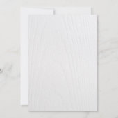 Boho Rustieke Bloemige Succulenten Bruiloft Ontvan Kaart (Achterkant)