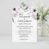 Boho Rustieke Elegante Bloemen Huwelijk Save the D Date (Staand voorkant)