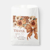 Boho Rustieke Herfst Bloemenkinderfeestje Bedankzakje (Voorkant)