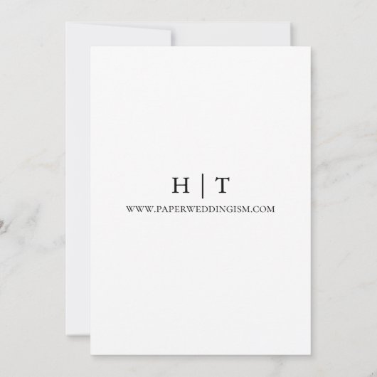 Boho rustieke Herfst Waterverf Floral Save The Date (Achterkant)