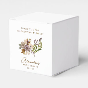 Boho Rustieke Natuur Botanische Aangepaste Bruilof Bedankdoosjes