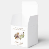 Boho Rustieke Natuur Botanische Aangepaste Bruilof Bedankdoosjes (Geopend)