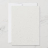 Boho Rustieke Neutrale Wilde Bloem Baby Shower Kaart (Achterkant)