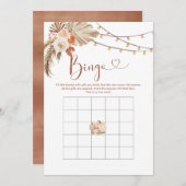 Boho rustieke pompoen Herfst in liefde Baby shower Kaart (Voorkant / Achterkant)