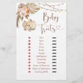 Boho rustieke pompoen Herfst in liefde Baby trekje (Voorkant)