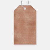 Boho rustieke pompoen Herfst in liefde dank u Labe Cadeaulabel (Achterkant)