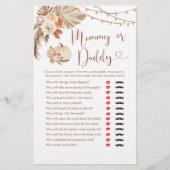 Boho rustieke pompoen Herfst in liefde mama of pap (Voorkant)