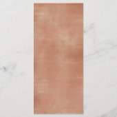 Boho rustieke pompoen Herfst in liefde Menu Kaart (Achterkant)