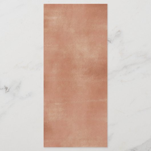 Boho rustieke pompoen Herfst in liefde Menu Kaart (Achterkant)