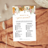 Boho rustieke pompoen Herfst in liefde portemonnee