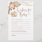 Boho rustieke pompoen Herfst in liefde wensen voor (Voorkant)