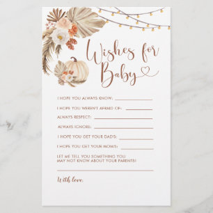 Boho rustieke pompoen Herfst in liefde wensen voor