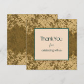 Boho Rustieke Spat Teal Kaderontwerp (Voorkant / Achterkant)