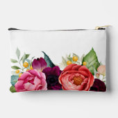 Boho rustieke Waterverf Bloemen met Naam Etui (Achterkant)