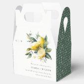 Boho rustieke Waterverf geel citroen tuin bruiloft Bedankdoosjes (Geopend)