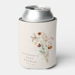 Boho Rustieke Weide Bloemen Bloemenkindercadeau Blikjeskoeler