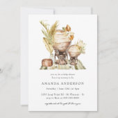 Boho Safari African Gender Neutral Boy Baby shower Kaart (Voorkant)