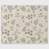 Boho Safari Animal Prints Weave ID1274 Cadeaupapier (Vlak)