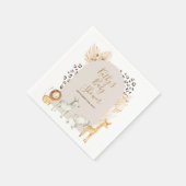 Boho Safari Animals Baby shower Napkin Servet (Hoek)