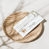 Boho Safari Baby shower Diaper Raffle Ticket Informatiekaartje