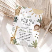 Boho Safari Baby shower Kaart