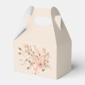 Boho Safari Blush Pink Pampas Grass Dank u Bedankdoosjes (Achterkant)