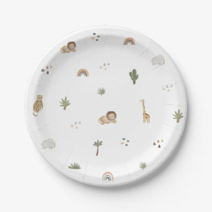 Boho Safari Dieren Papieren Borden Bordje