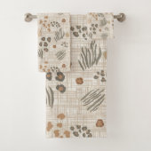 Boho Safari Dierprinten Weefsel ID1274 Bad Handdoek (Insitu)