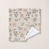 Boho Safari Dierprinten Weefsel ID1274 Bad Handdoek (Wasdoekje)