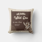 Boho Safari Giraffe Baby Shower Kussen (Voorkant)