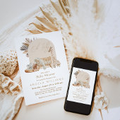 Boho Safari Kwekerij Genderneutraal Baby shower Kaart