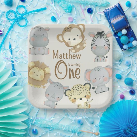 Boho Safari Paper Bord (Feest)