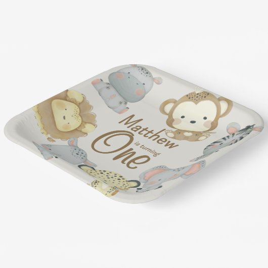 Boho Safari Paper Bord (Gebogen)