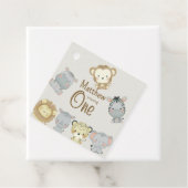 Boho Safari Square Favoriet Label (In situ)