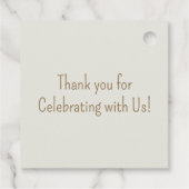 Boho Safari Square Favoriet Label (Achterkant)