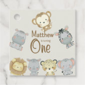 Boho Safari Square Favoriet Label (Voorkant)