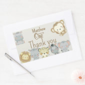 Boho Safari Verjaardag Sticker (Envelop)