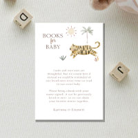 Boho Safari Waterverf Baby shower Boeken voor Baby