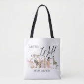 Boho Safari Wild One Meisje Baby Shower Tote Bag (Voorkant)