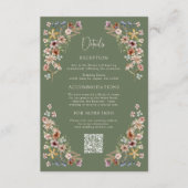 Boho Sage Detail Kaart (Voorkant)