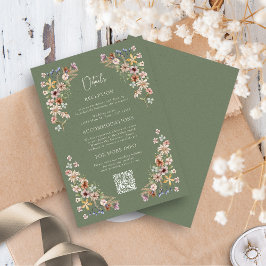 Boho Sage Detailkaart Informatiekaartje