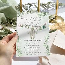 Boho Sage Green Baby Boy Kleding Baby shower