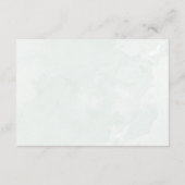 Boho Sage Green Eucalyptus Wedding Details Informatiekaartje (Achterkant)