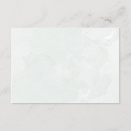 Boho Sage Green Eucalyptus Wedding Details Informatiekaartje (Achterkant)